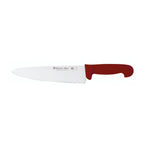 Thumbnail image #1 for Browne USA Foodservice Color-Coded PC12910RD 10-Inch Cook's Knife, German Molybdenum Stainless Steel, Red ABS Handle
