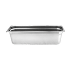 Thumbnail image #1 for Thunder Group STPA3126L Steam Table Pan, 1/2 Long, 6" Deep, Anti-Jam, 24 Gauge Stainless Steel Case of 12