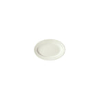 Thumbnail image #1 for Winco Birkhall BPO-7-AW Porcelain Oval Platter, 7"W x 4-1/2"D x 3/4"H, Rolled Edge, American White Case of 3 Dozen