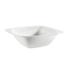 Thumbnail image #1 for CAC China White Pearl WH-B8 Square Porcelain Asian Soup Bowl, 20 oz, Bone White, 7-3/4" x 6-3/4" x 2-1/4" Case of 2 Dozen