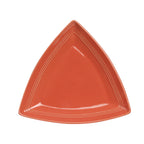 Thumbnail image #1 for Tuxton China Concentrix CNZ-1248 Ceramic Plate, 12-1/2", Triangular, Wide Rim Case of 6