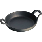 Thumbnail image #1 for Zwilling J.A. Henckels Staub® 1004817 Mini Round Enameled Cast Iron Roasting Dish, 0.5 qt., with Handles, Black Matte