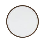 Thumbnail image #1 for Cal-Mil Hudson 22026-6-89 Round Low-Rim Melamine Plate, 6" Diameter, Ivory, Stoneware Finish Case of 6