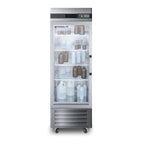 Thumbnail image #2 for Summit Commercial Accucold® ARG23MLLH Medical Reach-In Refrigerator, 23 cu. ft., One-Section, Stainless Steel, Left-Hinged Glass Door