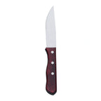 Thumbnail image #1 for Browne USA Foodservice 574341 10-Inch Steak Knife, Pointed Blade, Full Tang, Pakkawood Handle, 18/0 Stainless Steel