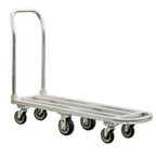 Thumbnail image #1 for New Age Low Boy 1183 Aluminum Stock Platform Truck, Removable Handle, 1000 lb Capacity, 56-1/2"W