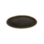 Thumbnail image #1 for G.E.T. GET P-151-BR 15 x 11 in Oval Melamine Platter, Brown with Clay Trim Case of 6