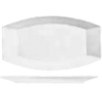 Thumbnail image #1 for Libbey Slenda 905356909 Oblong Fully Vitrified Porcelain Serving Tray, 12 x 6-3/4 in