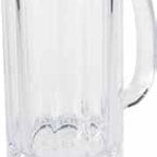 Thumbnail image #3 for CFS Brands Lexington™ 4396507 Clear Polycarbonate Mug, 16 oz, Recessed Drain Case of 12