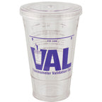 Thumbnail image #1 for AllPoints Foodservice Parts & Supplies 81780 Thermometer Validation Cup, Clear Heavy-Duty Acrylic, 6-1/4" H x 4" W
