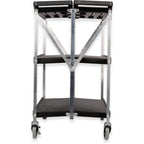 Thumbnail image #1 for Dinex DXSBC203103 Foldable Bus Cart, 20 x 31 Inch, Black