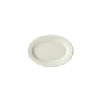 Thumbnail image #1 for Winco Birkhall BPO-1058-AW Porcelain Oval Platter, 10-5/8" x 7-3/8", Rolled Edge, American White Case of 2 Dozen