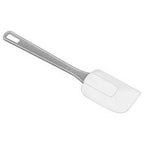 Thumbnail image #1 for AllPoints Foodservice Parts & Supplies 1331162 Bowl Spatula, 14-1/8"L, Rubber Blade, Gray Plastic Handle