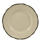 Thumbnail image #1 for CAC China Seville SC-9B Round Ceramic Plate, 9-5/8 in, Scalloped Edge Case of 2 Dozen
