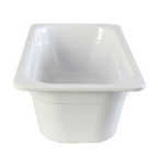 Thumbnail image #1 for Thunder Group GN1134W 1/3 GN Melamine Food Pan, 4-Inch Deep, White Case of 24
