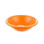 Thumbnail image #1 for CAC China TG-11-TNG Embossed Porcelain Fruit Dish, 5 oz, 4-3/4" Diameter, Tangerine Case of 3 Dozen