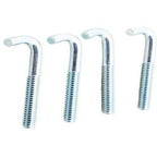 Thumbnail image #1 for AllPoints Foodservice Parts & Supplies NEM45603P4 L-Shaped Shelf Screw, #12-24 Thread, Nickel-Plated Steel
