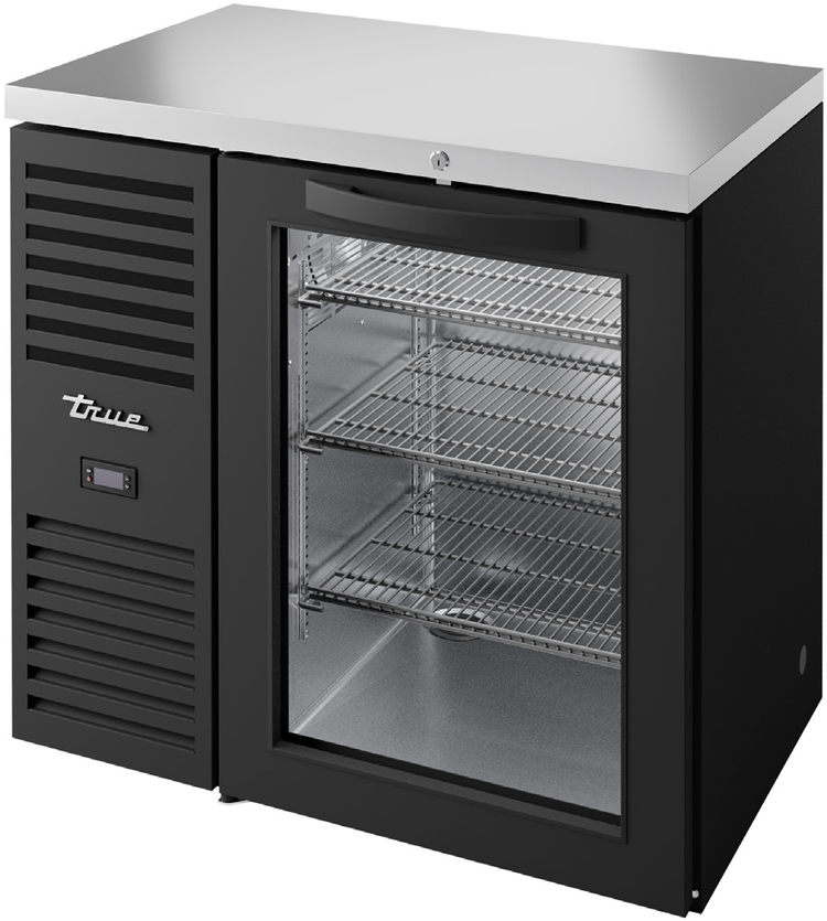 Product image #5 for True Premier Bar 36-Inch One-Section Refrigerated Back Bar Cooler with Locking Glass Door
