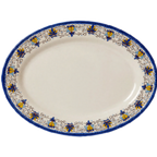 Thumbnail image #1 for G.E.T. Santa Lucia OP-618-SL Oval Melamine Platter, 18" x 13-1/2" Case of 12