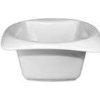 Thumbnail image #1 for International Tableware FA-416 Square Porcelain Pasta Bowl, 9 oz, 5-1/8 in, Flared Rim 1 Dozen