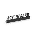 Thumbnail image #1 for American Metalcraft MSBHW3 Mini Black Metal Laser-Cut Sign, 0.625"W x 3"D x 0.75"H Case of 144