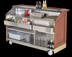 Thumbnail image #6 for Architectural Series Mahogany Wood Portable Bar with 60 lb Ice Bin and Underbar Server