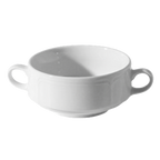 Thumbnail image #1 for Tableware Solutions USA Mont Blanc by Continental 66CCMOB244 10 oz China Soup Cup with Double Handles Case of 24