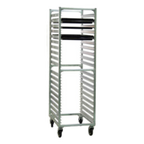 Thumbnail image #1 for Doyon O1838C Aluminum Pan Rack, 38-Tray, Open Sides, 1-1/2" Spacing, 20-3/8"W x 26"D x 69-3/4"H