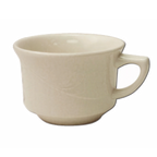 Thumbnail image #1 for International Tableware Newport NP-23 7.5 oz Ceramic Coffee Cup with Handle, Stackable Case of 3 Dozen