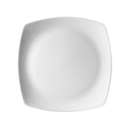 Thumbnail image #1 for Ten Strawberry Street Aurora AUR-40 Square Porcelain Dinner Plate, 10-3/4 in, White Case of 24