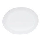 Thumbnail image #1 for Cal-Mil Bali 24404-1216-15 White Oval Melamine Platter, 16" x 12" x 1.5" Case of 6