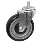 Thumbnail image #1 for GSW USA KT6011 Threaded Stem Caster, 5 in Polyurethane Wheel, 370 lb Capacity, No Brake Case of 20