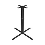 Thumbnail image #1 for Tarrison Products Ltd. IBG0113X33TB Counter-Height Cast Iron Table X-Base, 33"W x 33"D x 35"H, Black