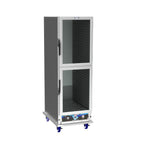 Thumbnail image #1 for Lockwood CA67-PFIN-34CDD-R-HH Heated Holding Cabinet, Insulated, Mobile, Clear Dutch Doors, Aluminum