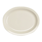 Thumbnail image #1 for Steelite Homer Ivory, RE & NR HL26000 China Oval Platter, 11-3/8" x 9", Narrow Rim, Undecorated 1 Dozen