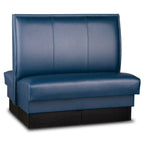Thumbnail image #1 for JustChair Manufacturing JBD-USP-48-GR2 Double Upholstered Booth, 48"H, Stitched-Welt Panel Back with Lumbar Support