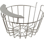 Thumbnail image #1 for AllPoints Foodservice Parts & Supplies 1901364 Coffee Maker Replacement Wire Basket, 4" H, 6 1/2" OD, Stainless Steel, with Splash Guard