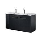 Thumbnail image #1 for Norpole, Inc. NPBT-60 Direct Draw Beer Cooler, 2-Section, 2 Solid Doors, 2 Beer Taps, 2 Half-Barrel Capacity