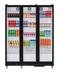 Thumbnail image #6 for KoolMore 3-Section Full Glass Door Merchandiser Refrigerator, 46.1 Cu. Ft., Black
