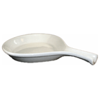 Thumbnail image #1 for International Tableware FPS18-AW Ceramic Serving Skillet, 18 oz, Round with Handle, Oven/Microwave/Dishwasher Safe 1 Dozen