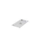 Thumbnail image #1 for CAC China SPCO-T 1/3-Size Solid Flat Steam Pan Cover with Handle, 304 Stainless Steel Case of 72