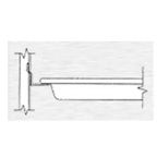 Thumbnail image #1 for Continental Refrigerator 50-P001A Pan Slide Assembly, Full Section, Rim Support, Stainless Steel Angle, 3-Inch Centers
