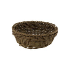 Thumbnail image #1 for Global Tableware Collective Dalebrook, Willow DBW251 Round Polywicker Basket, Brown, 9 x 3-1/8 in.
