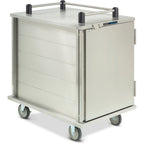 Thumbnail image #1 for Dinex TQ DXPICT10 Enclosed Tray Delivery Cart, Stainless Steel, 1 Door, 1 Compartment, 10-Tray Capacity, Non-Insulated