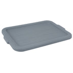Thumbnail image #1 for Stanton Trading BBL-G Dish Box Cover, Polypropylene, Gray, 20-1/4" x 15-1/2" Case of 12