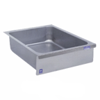 Thumbnail image #1 for Duke Manufacturing 185LK Stainless Steel Work Table Drawer with Lock, Keys & Roller Slides, 15"W x 20"D x 5"H