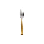 Thumbnail image #1 for Kadra Kitchenware Vikko Crown VC-181-SF Salad Fork, Gold Handle, 18/10 Stainless Steel, 7" Case of 12