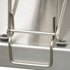 Thumbnail image #2 for JB Prince Bron D311 B Stainless Steel Vertical Mandoline Slicer with Adjustable Flat and Ridged Blades, 4-1/2"W x 16"L