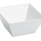 Thumbnail image #1 for Cal-Mil Sierra SR261 Square Melamine Bowl, 2 qt., White, 8"L x 8"W x 5"H Case of 3