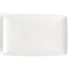 Thumbnail image #2 for Browne USA Foodservice Foundation 5630188 Rectangular Coupe Plate, 12-1/4 x 8 in, White Porcelain 1 Dozen